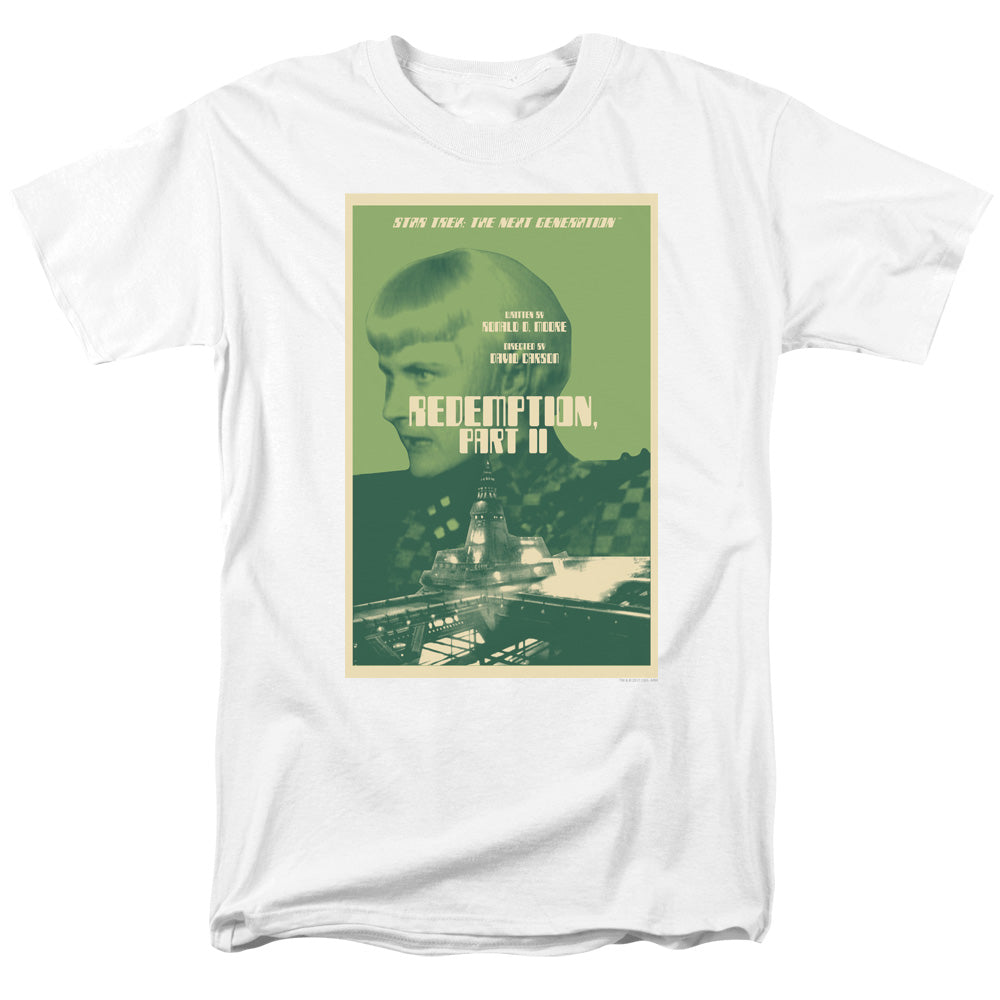 Star Trek - Tng Season 5 Episode 1 - Adult Unisex Short Sleeve T-Shirt - White