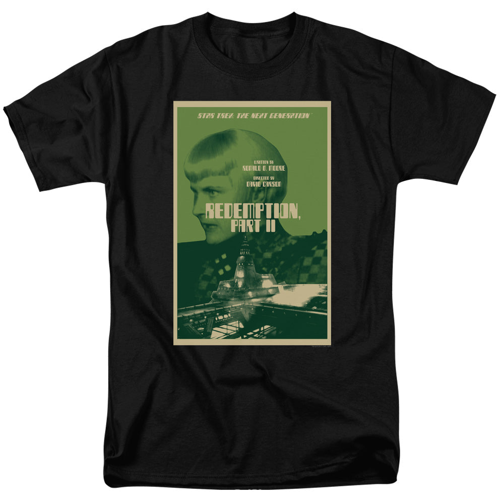 Star Trek - Tng Season 5 Episode 1 - Adult Unisex Short Sleeve T-Shirt - Black