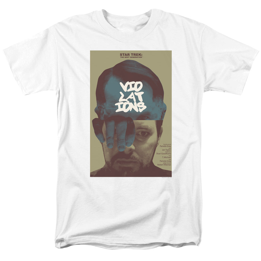 Star Trek - Tng Season 5 Episode 12 - Adult Unisex Short Sleeve T-Shirt - White