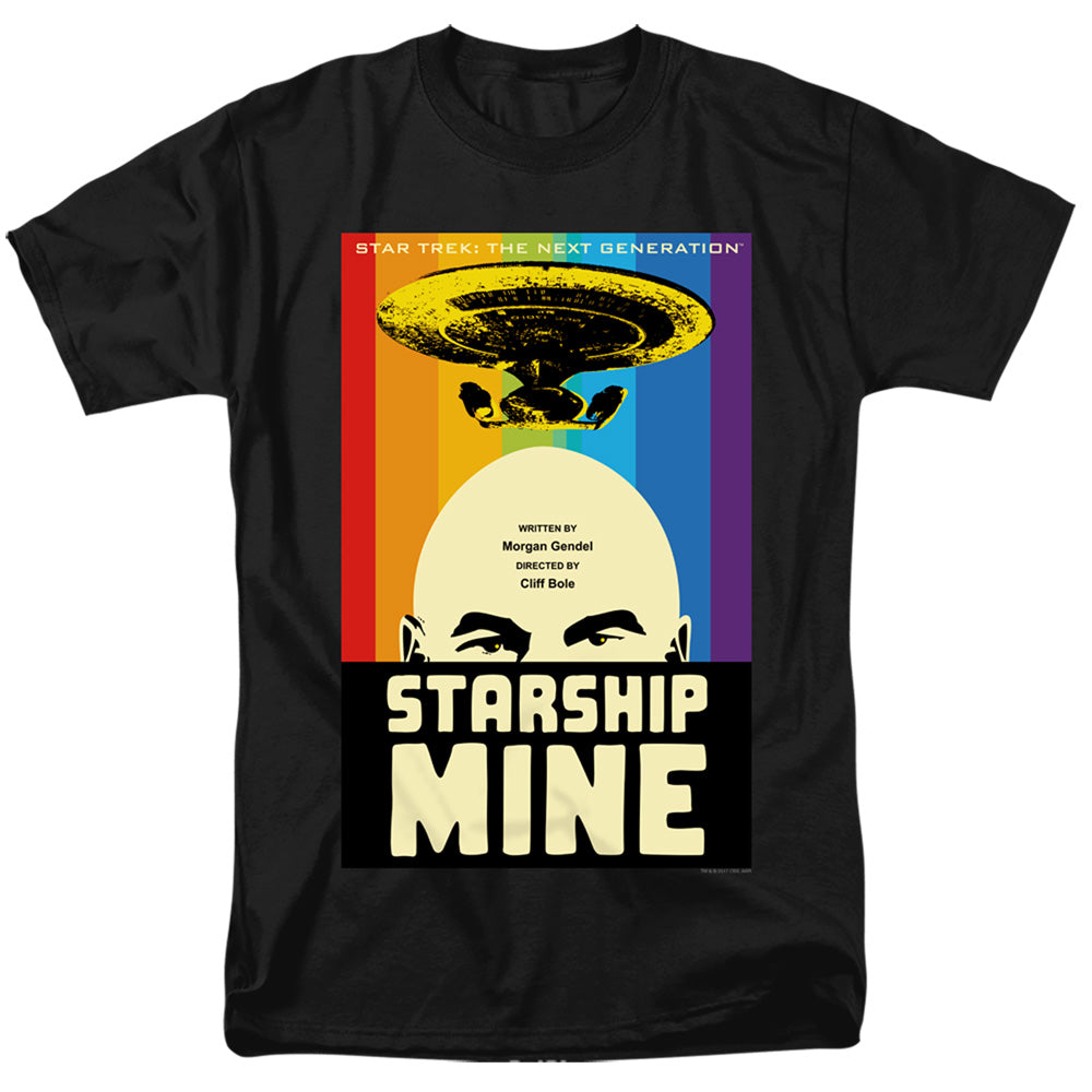 Star Trek - Tng Season 6 Episode 18 - Adult Unisex Short Sleeve T-Shirt - Black