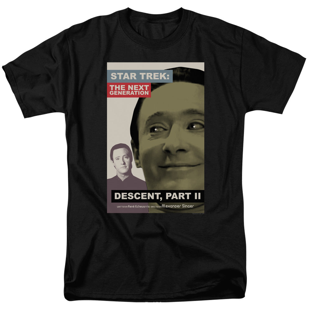 Star Trek - Tng Season 7 Episode 1 - Adult Unisex Short Sleeve T-Shirt - Black