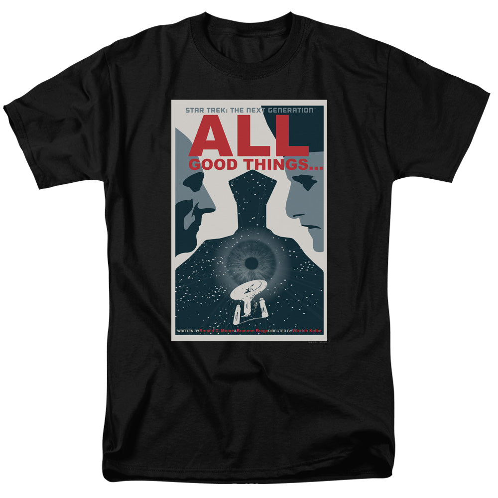 Star Trek - Tng Season 7 Episode 25 - Adult Unisex Short Sleeve T-Shirt - Black