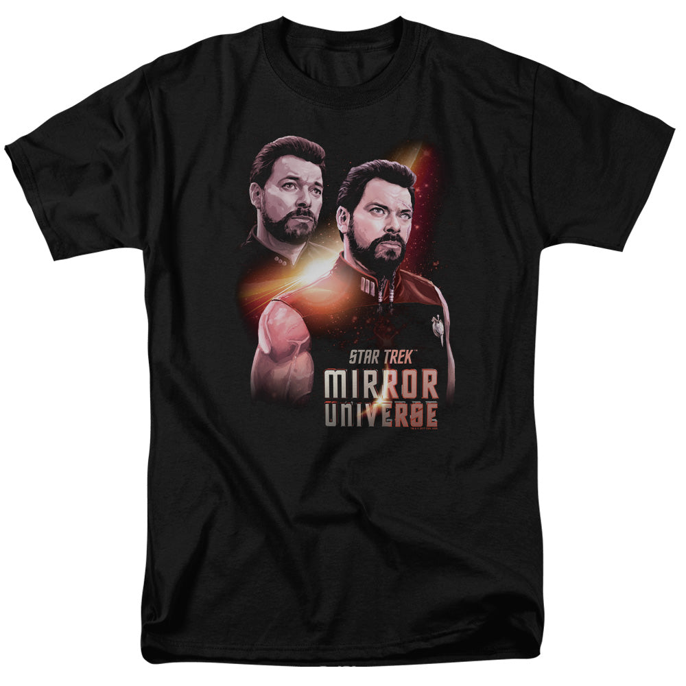 Star Trek - Mirror Riker - Adult Unisex Short Sleeve T-Shirt - Black
