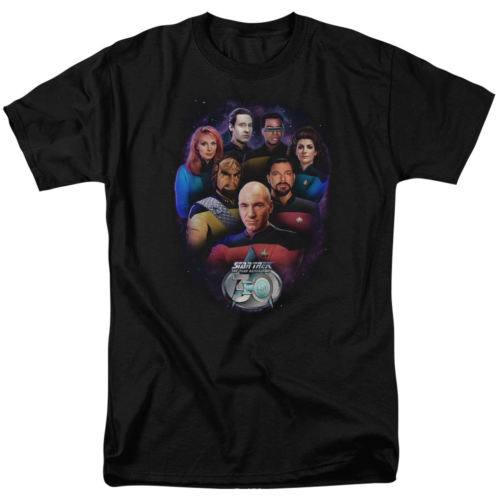 Star Trek - Crew 30 - Adult Unisex Short Sleeve T-Shirt - Black
