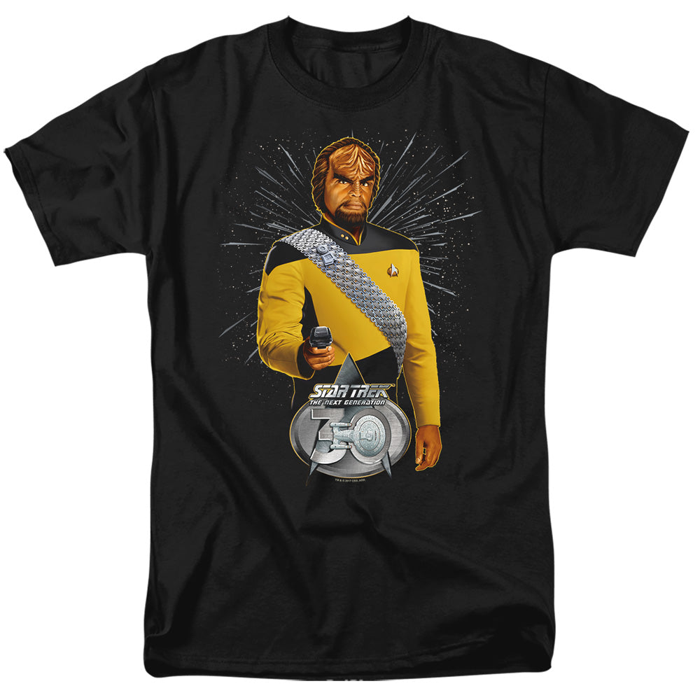 Star Trek - Worf 30 - Adult Unisex Short Sleeve T-Shirt - Black