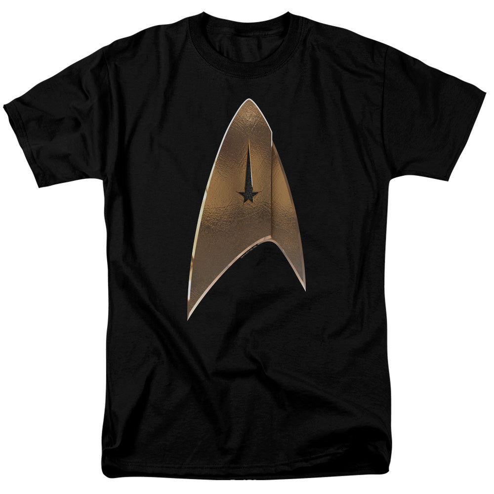 Star Trek Discovery - Command Shield - Adult Unisex Short Sleeve T-Shirt - Black