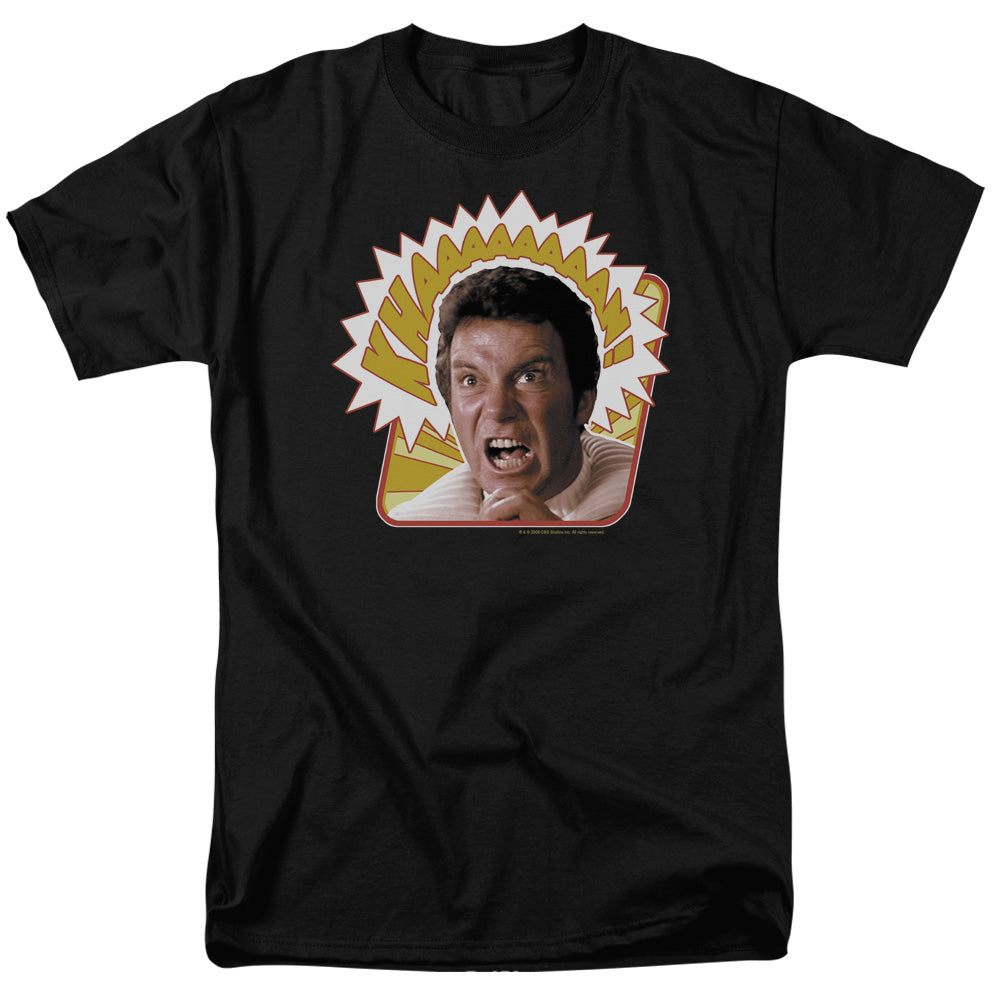 Star Trek - Khaaaaaan - Adult Unisex Short Sleeve T-Shirt - Black