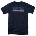 Star Trek - Americana Enterprise - Adult Unisex Short Sleeve T-Shirt - Blue