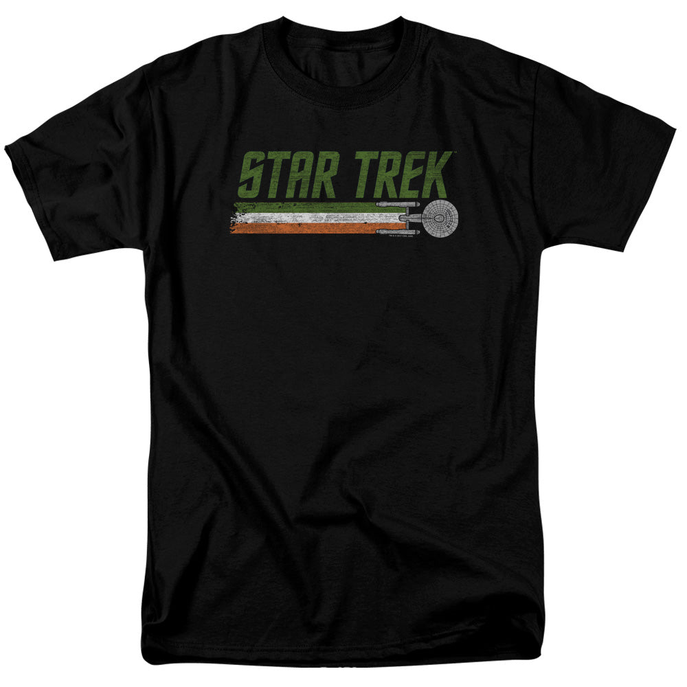 Star Trek - Irish Enterprise - Adult Unisex Short Sleeve T-Shirt - Black