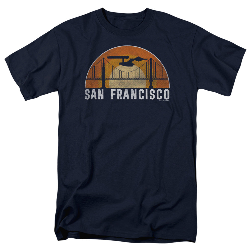 Star Trek - San Francisco Trek - Adult Unisex Short Sleeve T-Shirt - Blue