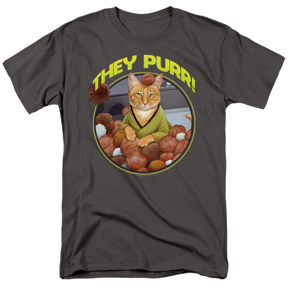 Star Trek - The Purr - Adult Unisex Short Sleeve T-Shirt - Gray