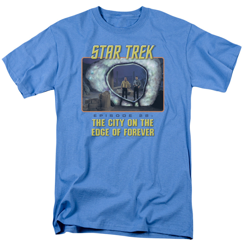 Star Trek: The Original Series - Edge Of Forever - Adult Unisex T-Shirt - Blue