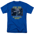 Star Trek: The Original Series The Enterprise Incident Adult Unisex T-Shirt Blue