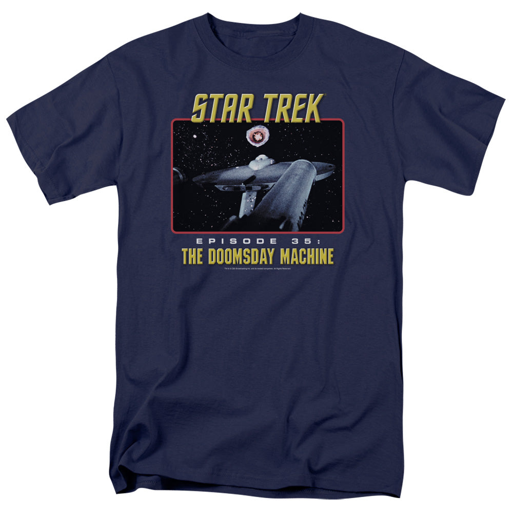 Star Trek: The Original Series The Doomsday Machine Adult Unisex T-Shirt Blue