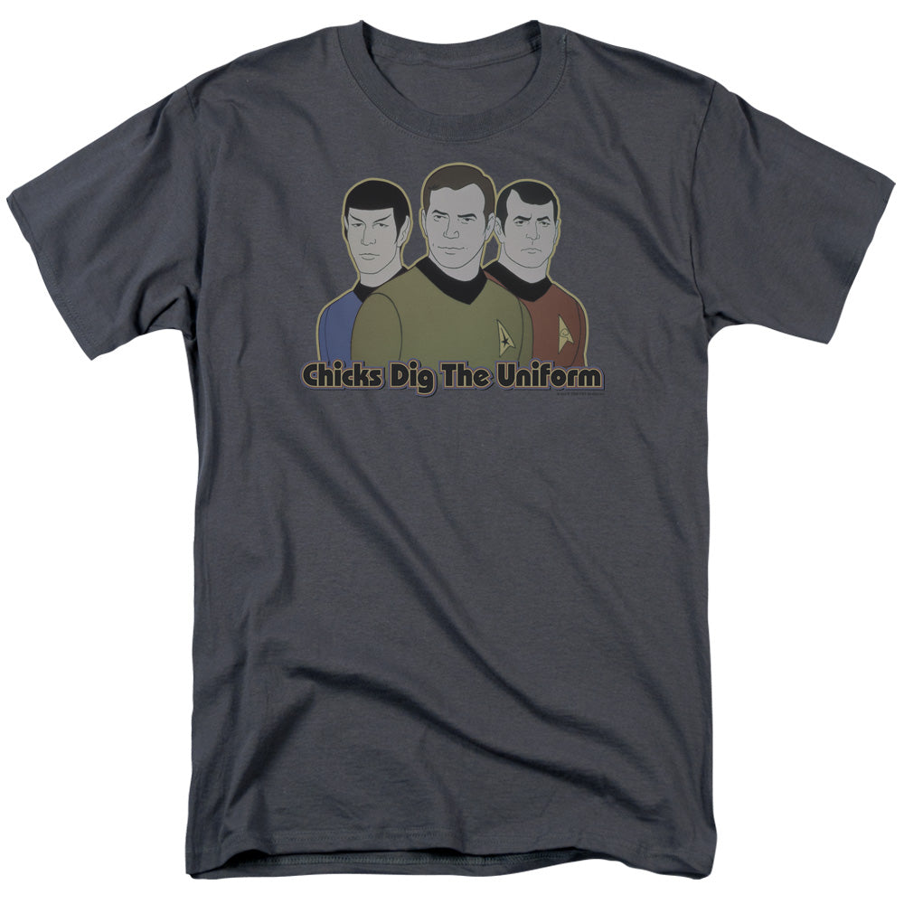 Star Trek - Dig It - Adult Unisex Short Sleeve T-Shirt - Gray