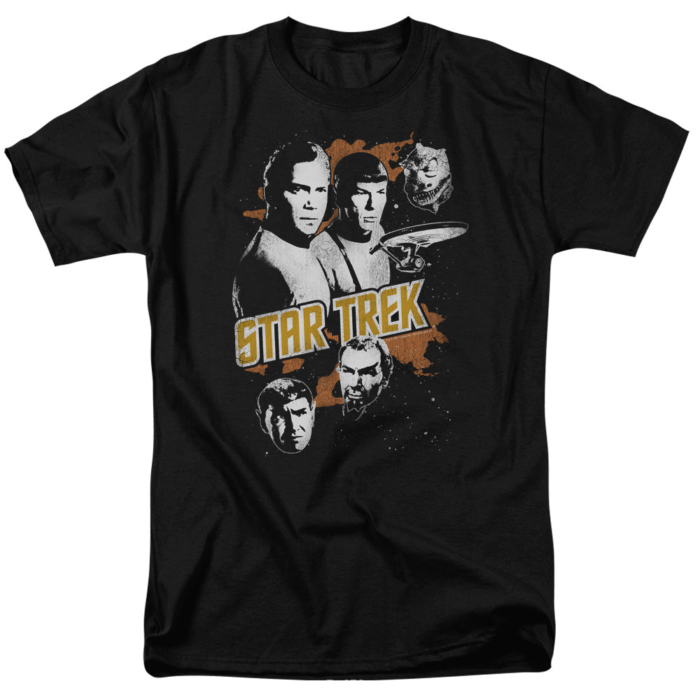 Star Trek - Graphic Good Vs Evil - Adult Unisex Short Sleeve T-Shirt - Black