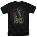 Star Trek - Warp Factor 4 - Adult Unisex Short Sleeve T-Shirt - Black