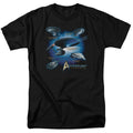 Star Trek - Starfleet Vessels - Adult Unisex Short Sleeve T-Shirt - Black