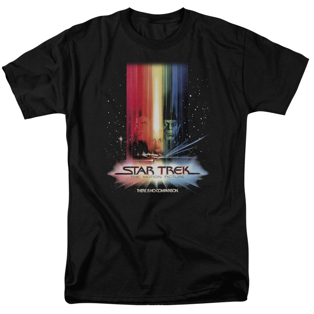 Star Trek - Motion Picture Poster - Adult Unisex Short Sleeve T-Shirt - Black