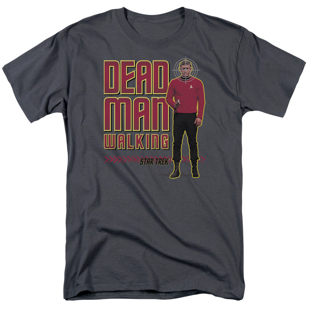 Star Trek - Dead Man Walking - Adult Unisex Short Sleeve T-Shirt - Gray