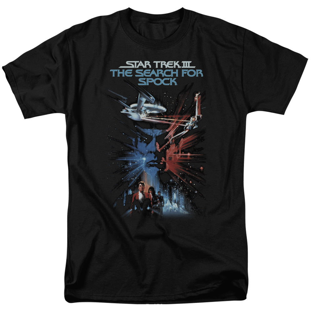 Star Trek - Search For Spock Movie - Adult Unisex Short Sleeve T-Shirt - Black