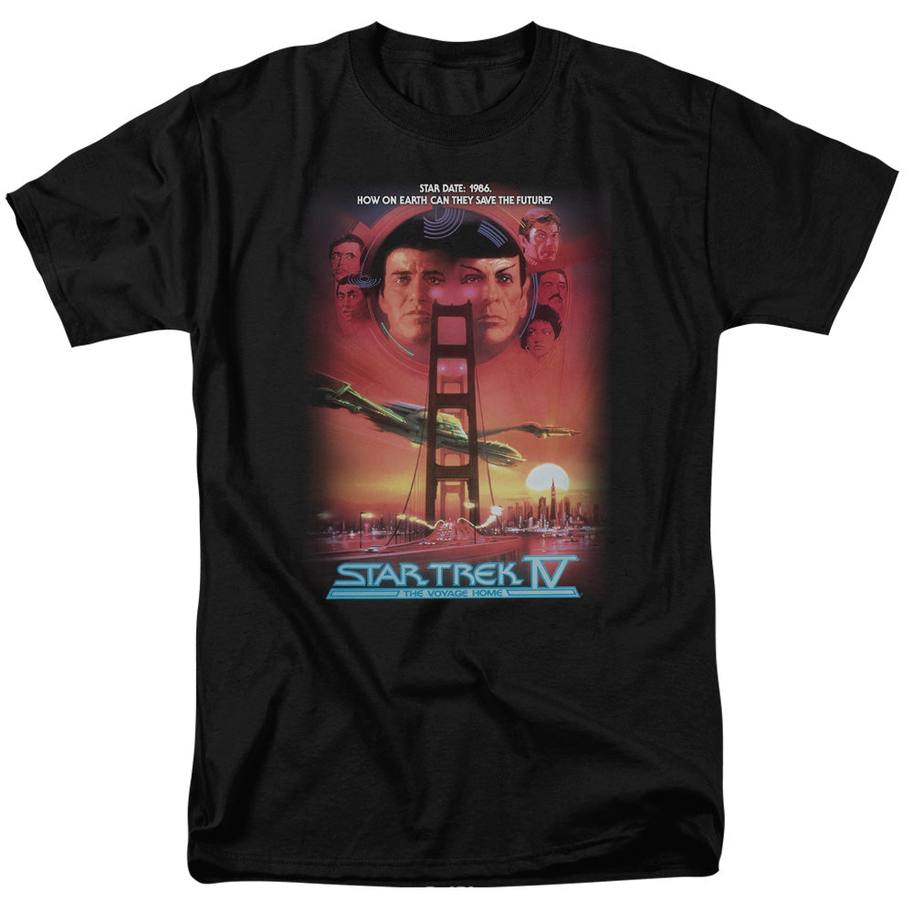 Star Trek - The Voyage Home Movie - Adult Unisex Short Sleeve T-Shirt - Black