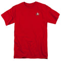 Star Trek - Ds9 Command Emblem - Adult Unisex Short Sleeve T-Shirt - Red