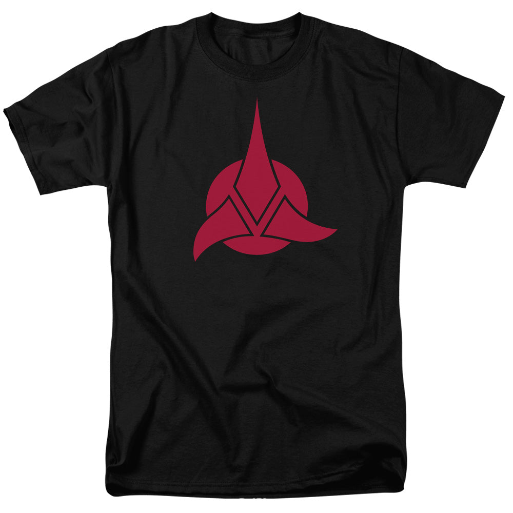 Star Trek - Klingon Logo - Adult Unisex Short Sleeve T-Shirt - Black