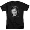 Star Trek - Captain Kirk Portrait - Adult Unisex Short Sleeve T-Shirt - Black