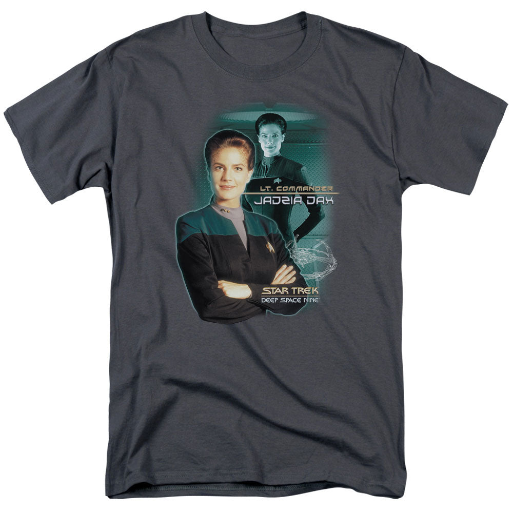 Star Trek - Jadzia Dax - Adult Unisex Short Sleeve T-Shirt - Gray