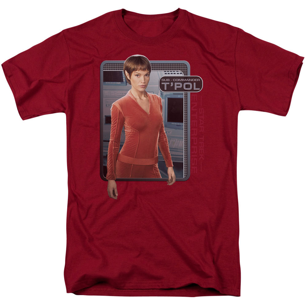 Star Trek - Tpol - Adult Unisex Short Sleeve T-Shirt - Red