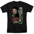 Star Trek - Riker - Adult Unisex Short Sleeve T-Shirt - Black