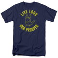 Star Trek - Live Long Hand - Adult Unisex Short Sleeve T-Shirt - Blue