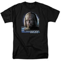 Star Trek - Tng Worf - Adult Unisex Short Sleeve T-Shirt - Black