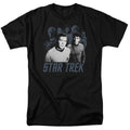 Star Trek - Kirk Spock And Company - Adult Unisex Short Sleeve T-Shirt - Black