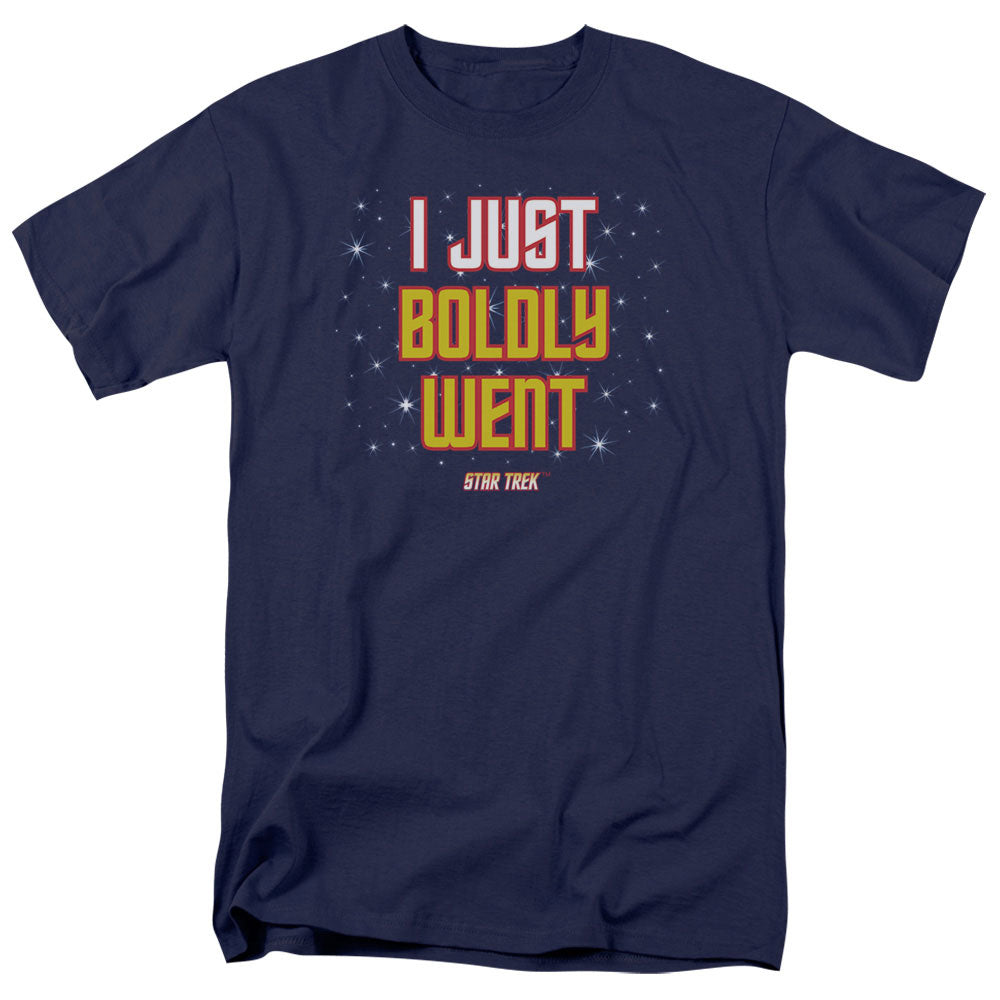 Star Trek - Boldly Went - Adult Unisex Short Sleeve T-Shirt - Blue