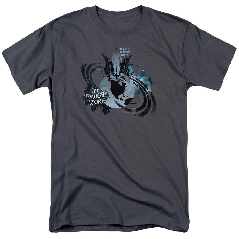 Twilight Zone - Last Man On Earth - Adult Unisex Short Sleeve T-Shirt - Gray