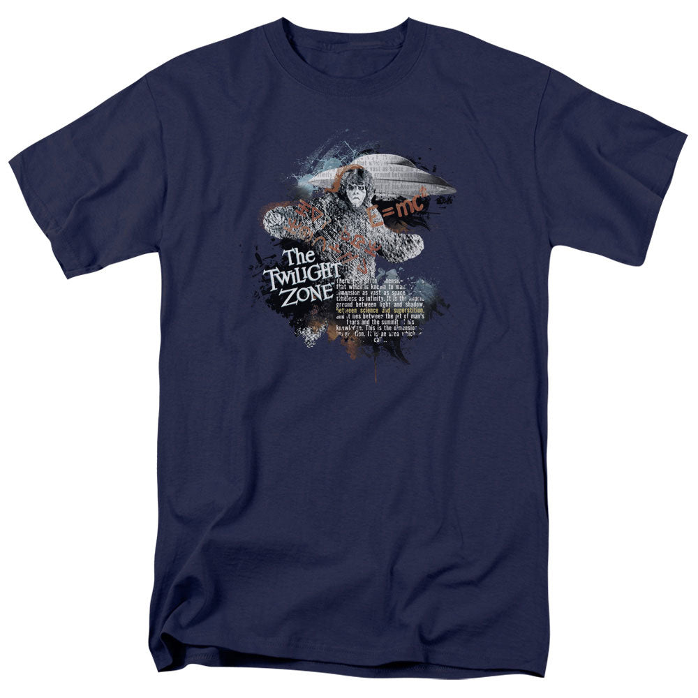Twilight Zone - Science&Superstition - Adult Unisex Short Sleeve T-Shirt - Blue