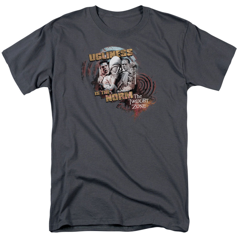 Twilight Zone - The Norm - Adult Unisex Short Sleeve T-Shirt - Gray