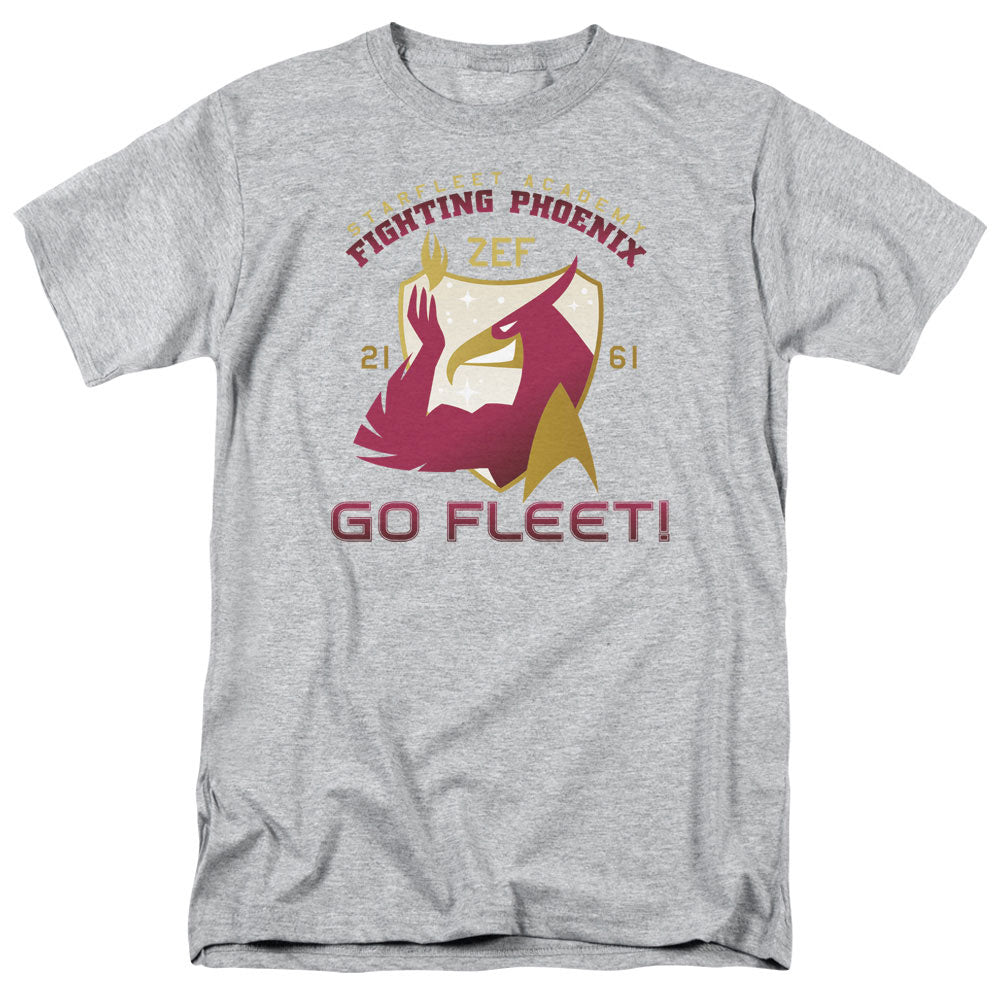Star Trek - Fighting Phoenix - Adult Unisex Short Sleeve T-Shirt - Gray