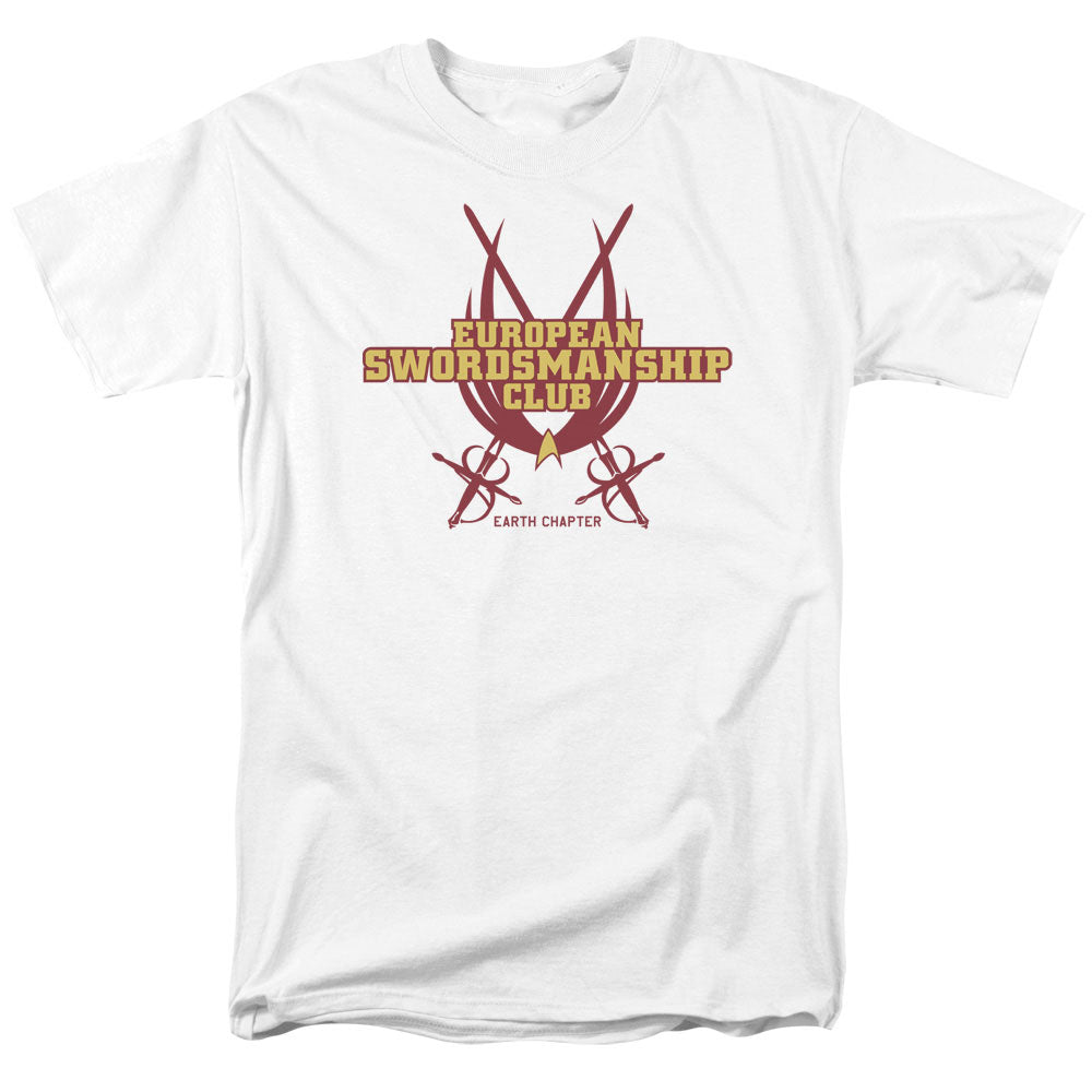 Star Trek - Swordsmanship Club - Adult Unisex Short Sleeve T-Shirt - White