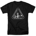 Star Trek - White Academy Logo - Adult Unisex Short Sleeve T-Shirt - Black