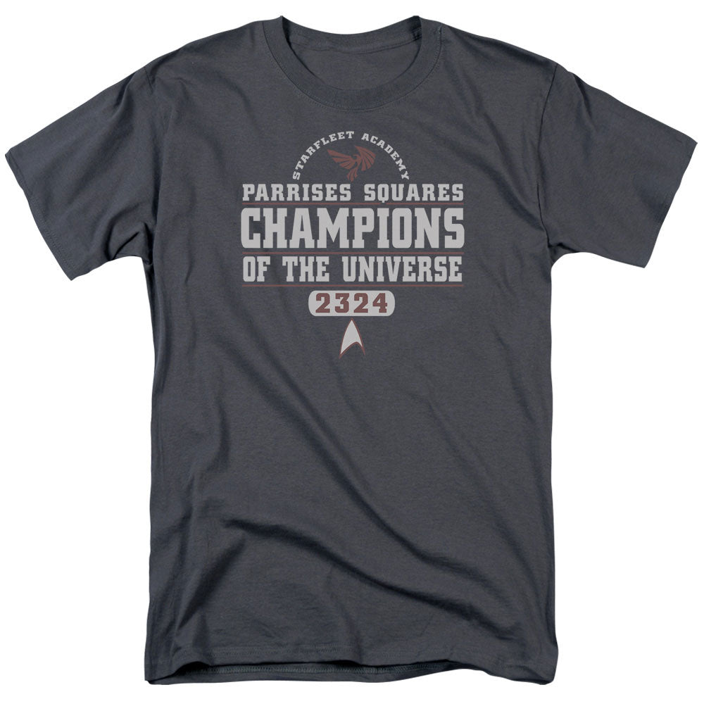 Star Trek - Champions - Adult Unisex Short Sleeve T-Shirt - Gray