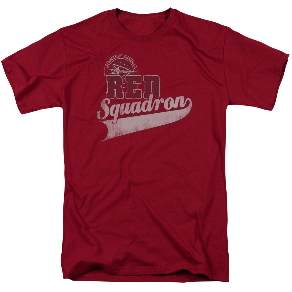 Star Trek - Red Squadron Sport - Adult Unisex Short Sleeve T-Shirt - Red