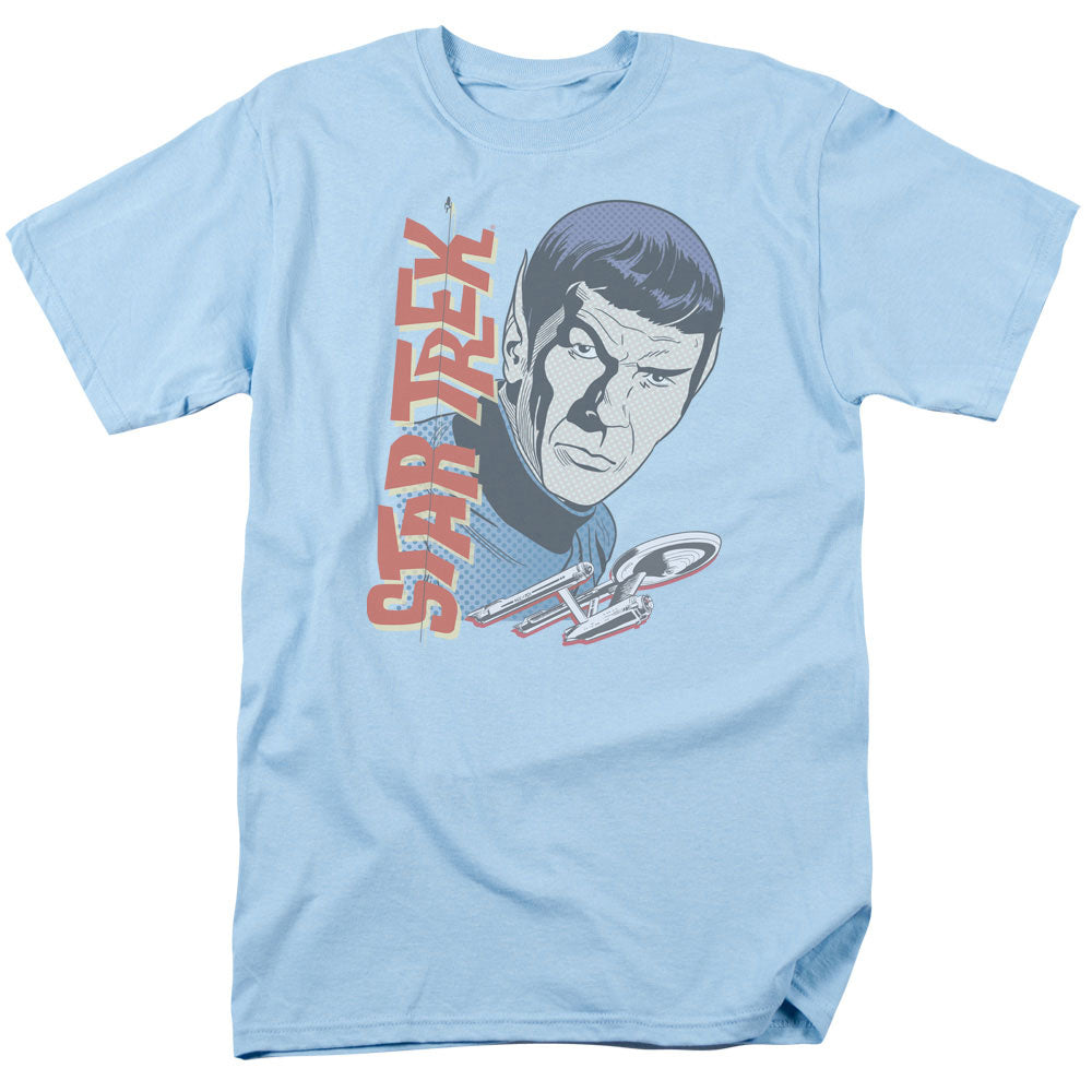 Star Trek - Vintage Spock - Adult Unisex Short Sleeve T-Shirt - Blue