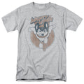 Mighty Mouse - Flying With Purpose - Adult Unisex Short Sleeve T-Shirt - Gray