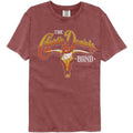 Charlie Daniels Band Cow Skull And Logo Officially Licensed Adult Short Sleeve Comfort Color T-Shirt