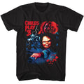 Chucky - Childs Play 3 - American Classics - Solid Black Adult Short Sleeve T-Shirt