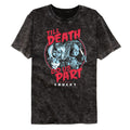 Chucky - Till Death - American Classics - Solid Black Adult Short Sleeve Mineral Wash T-Shirt