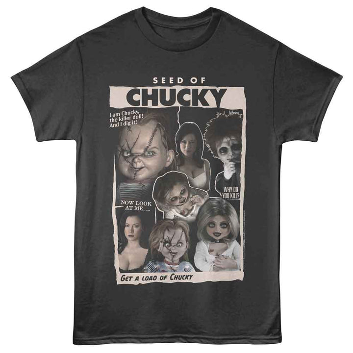 Chucky - And I Dig It - Adult Short Sleeve T-Shirt - Smoke
